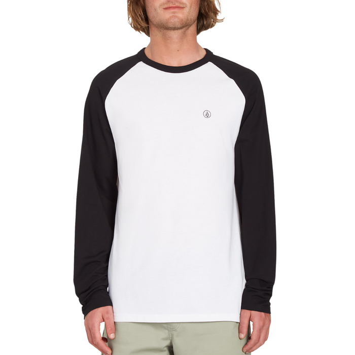 Volcom - PEN BSC LST - BLACK - T-Shirt Langarm