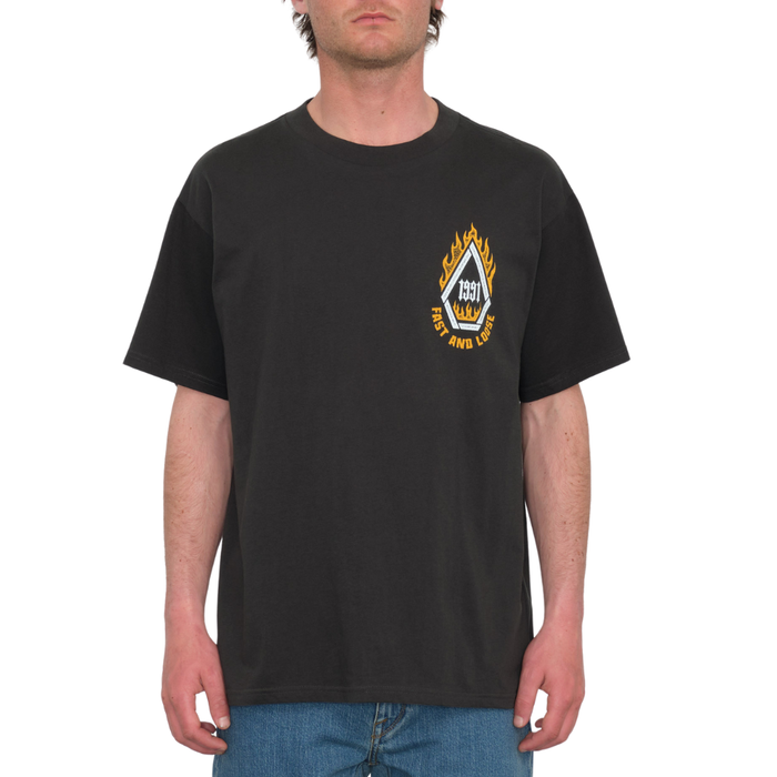 Volcom - SKATE VITALS FAST N LOOSE SST - STEALTH - T-Shirt