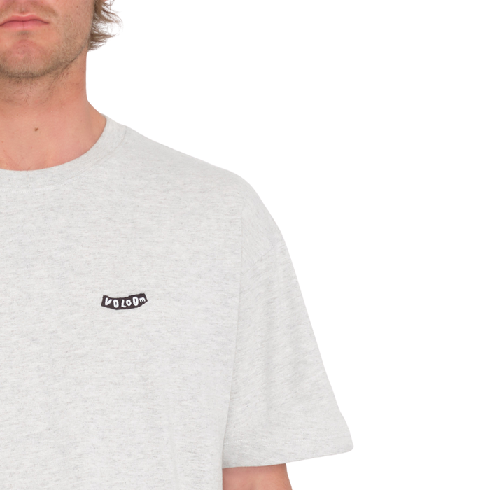 Volcom - PISTOL STONE LSE SST - BONE HEATHER - T-Shirt