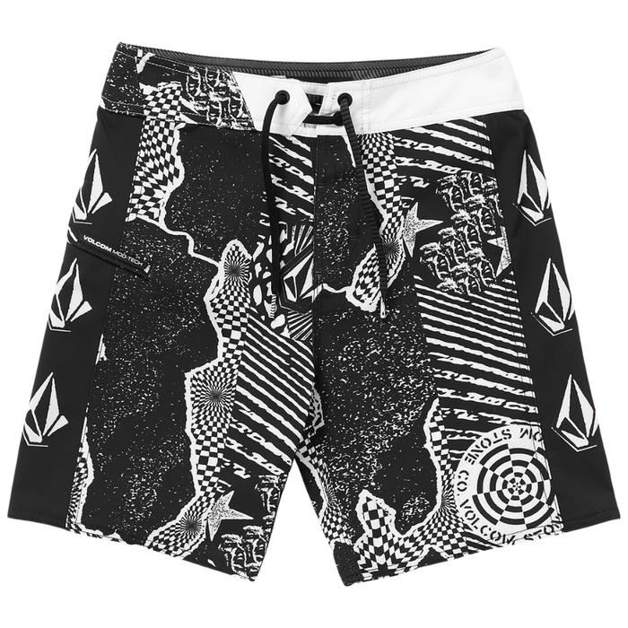 Volcom - LIDO ICONIC MOD - BLACK WHITE - Boardshort