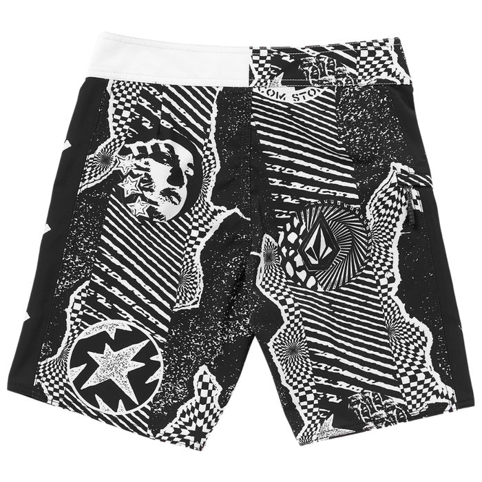 Volcom - LIDO ICONIC MOD - BLACK WHITE - Boardshort