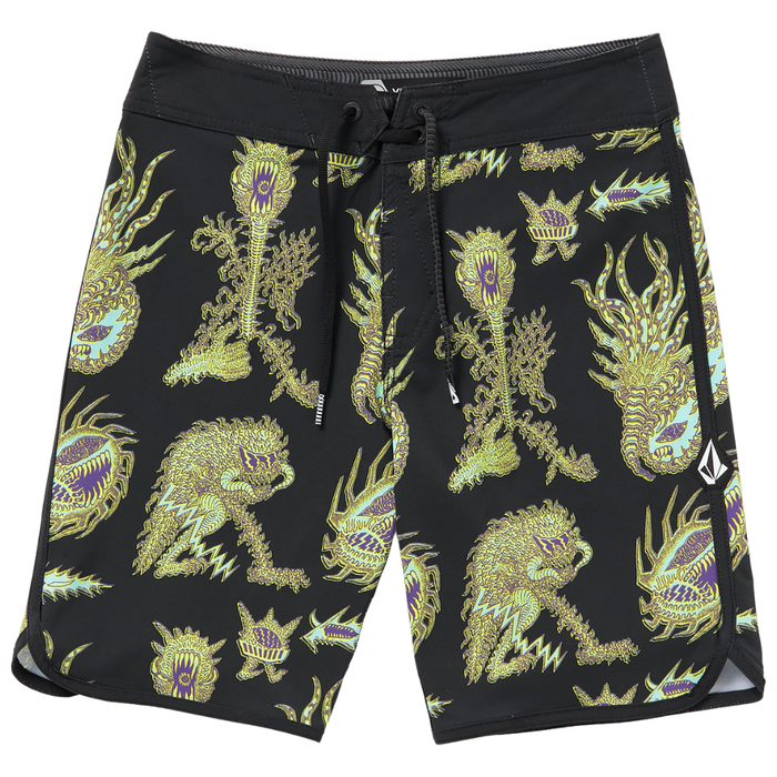 Volcom - FA TETSUNORI MOD SCALLOP - BLACK - Boardshort