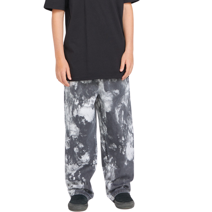 Volcom - ASPHALT BEACH EW PANT - BLACK WHITE - Joggerpant
