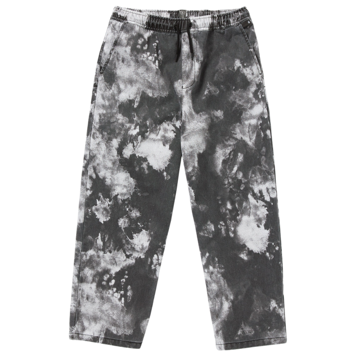 Volcom - ASPHALT BEACH EW PANT - BLACK WHITE - Joggerpant