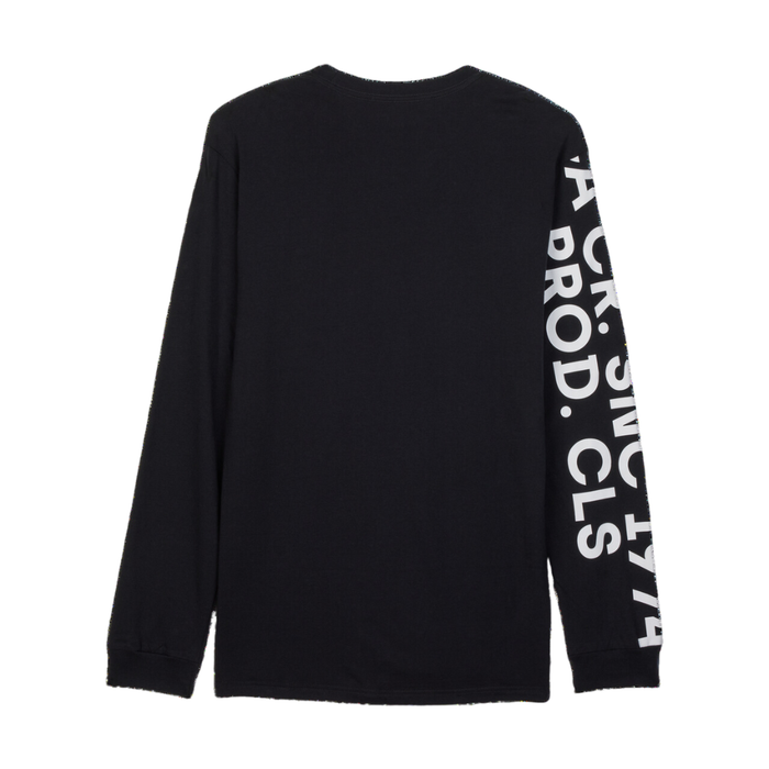 Fox - BARGE PREM LS TEE  - BLACK - T-Shirt Langarm