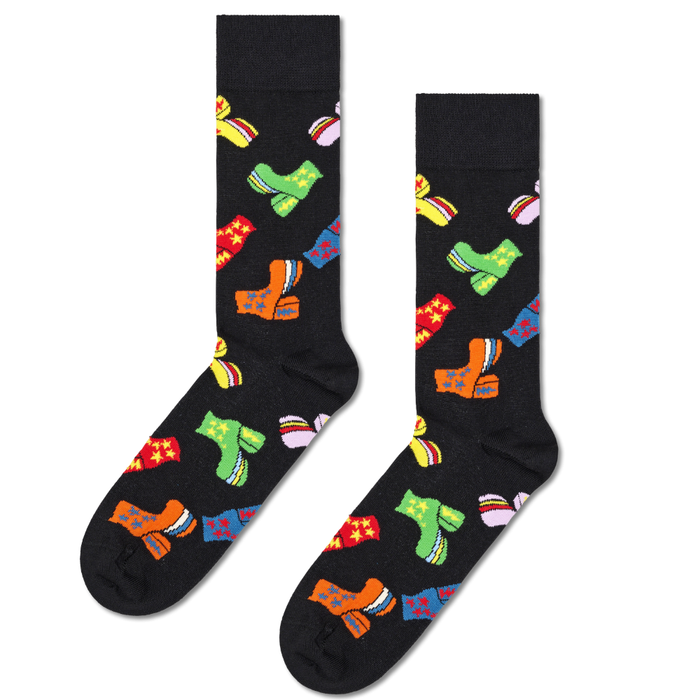 Happy Socks - Disco Shoes Sock - Black - Socken