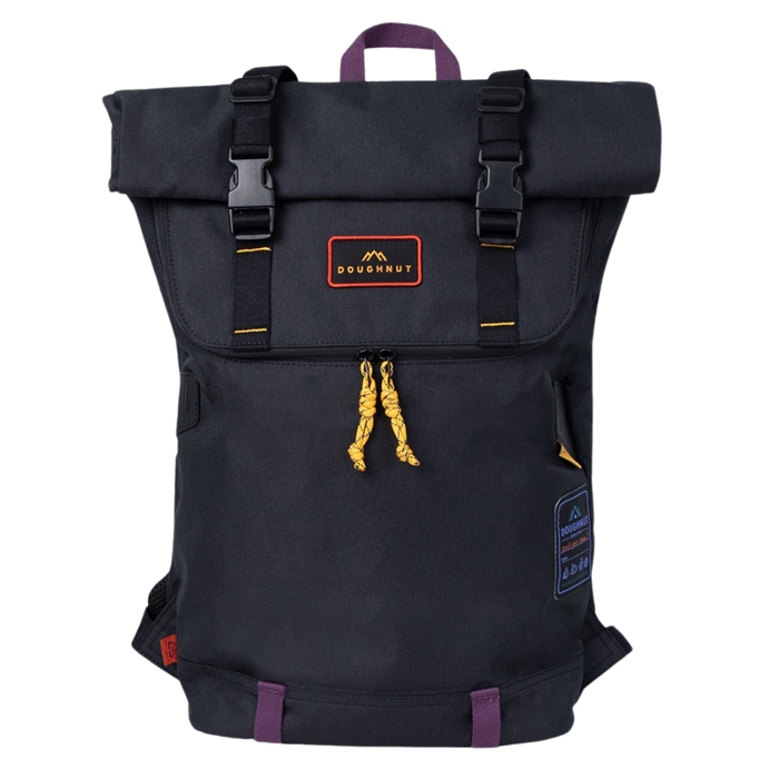 Doughnut - Christopher Happy Camper Backpack - black - Rolltop-Rucksack