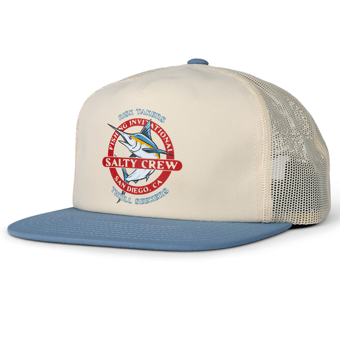 Salty Crew - INTERCLUB TRUCKER - Natural Slate - Trucker Cap