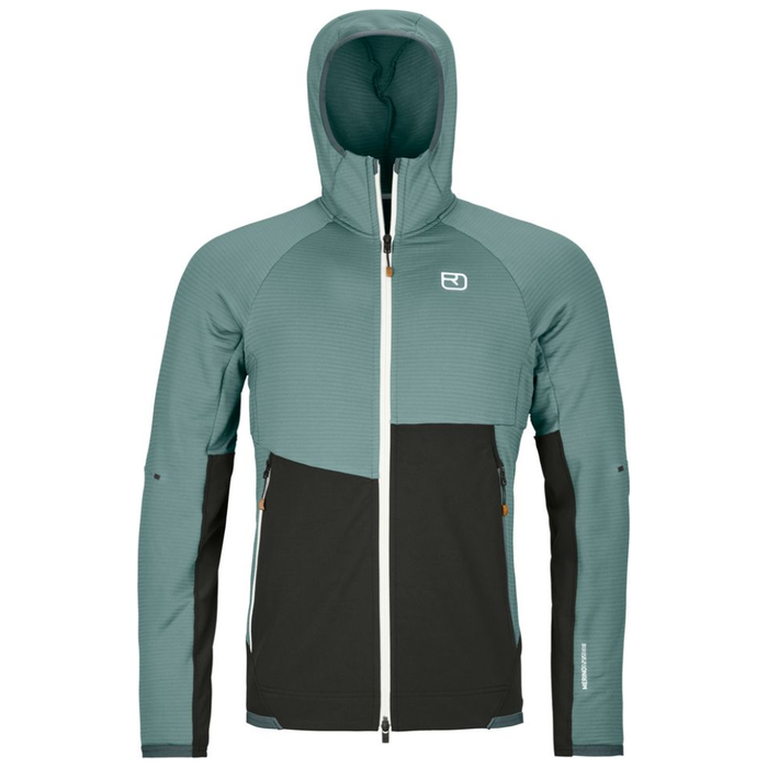 Ortovox - FLEECE RIB HOODY M - arctic grey - Outdoor-Jacke