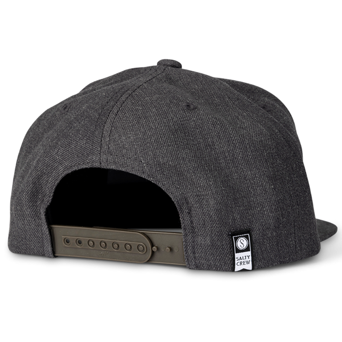 Salty Crew - ROOSTER 6 PANEL - Dark Heather Grey - Snapback Cap