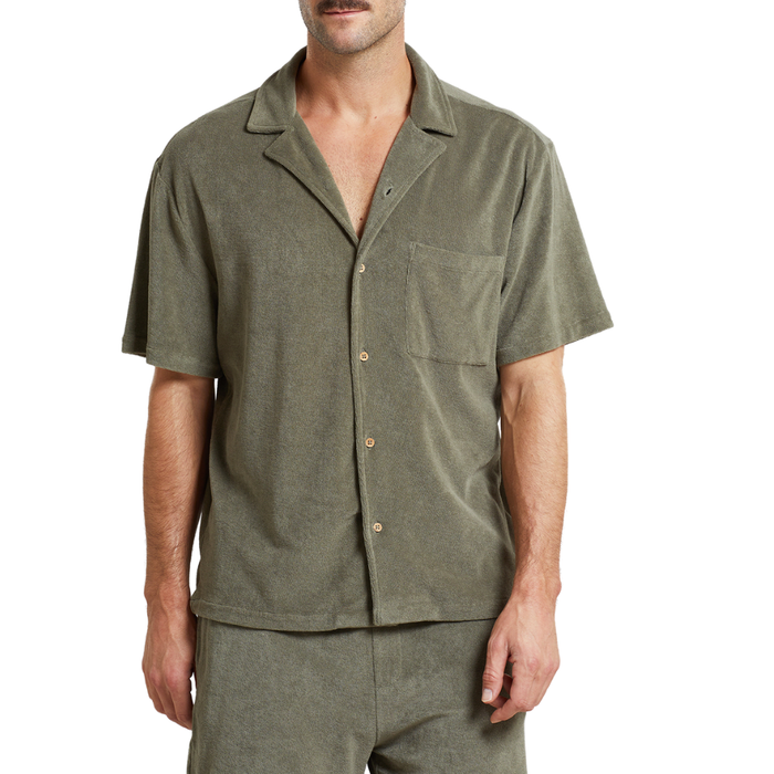 Dedicated - Terry Shirt Marstrand - Vertiver - Kurzarmhemd