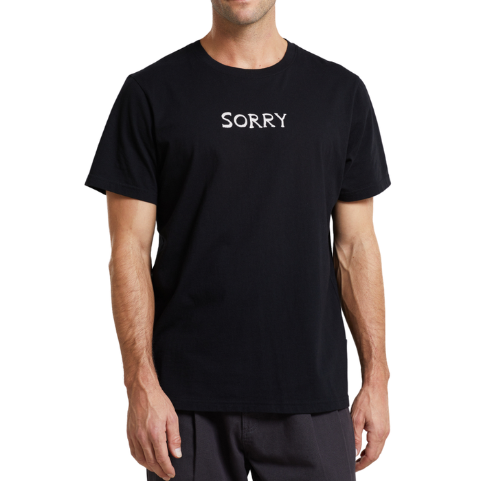 Dedicated - T-shirt Stockholm Sorry - Black - T-Shirt
