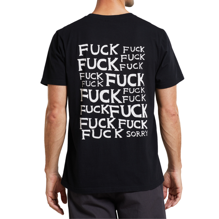 Dedicated - T-shirt Stockholm Sorry - Black - T-Shirt