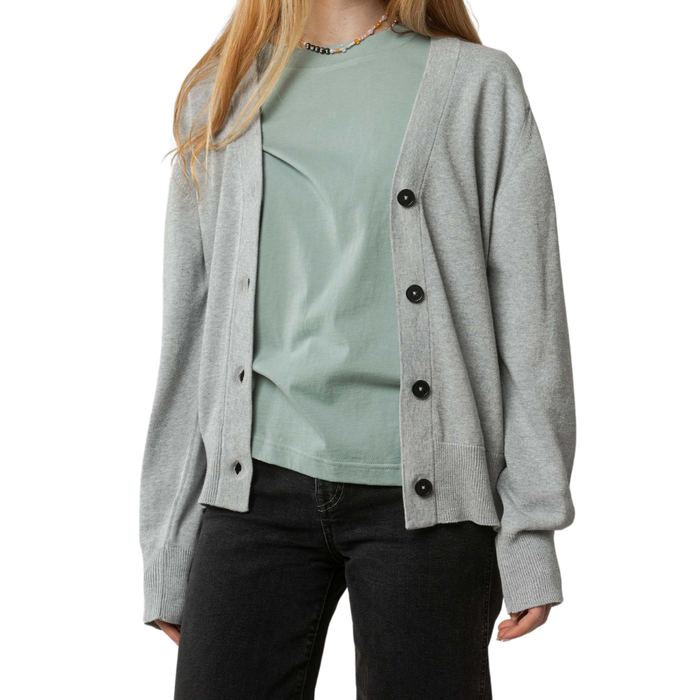 Melawear - SURINA - grey blend - Strickjacke