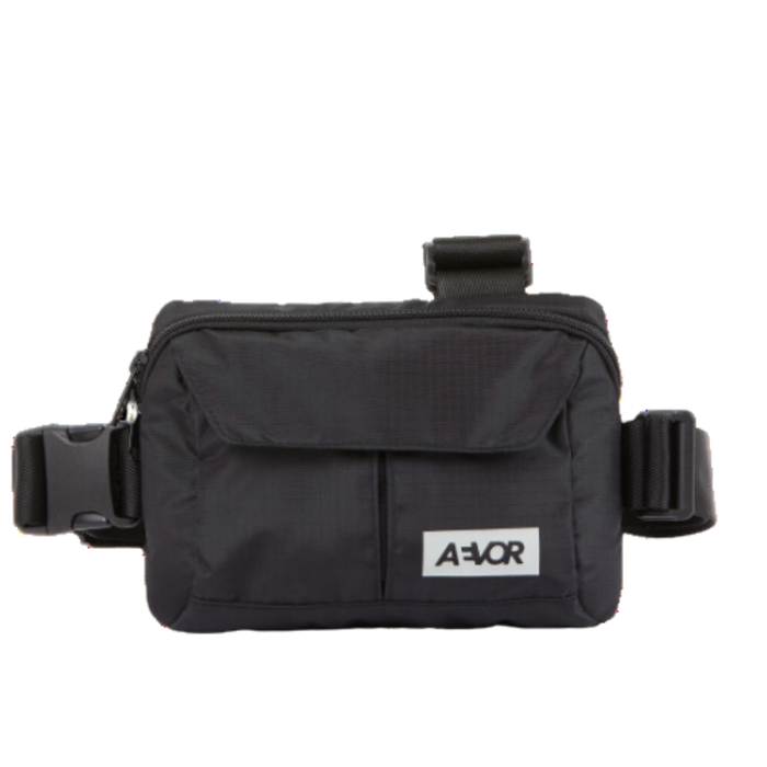 Aevor - Front Pack  - Ripstop Black - Hip Bag