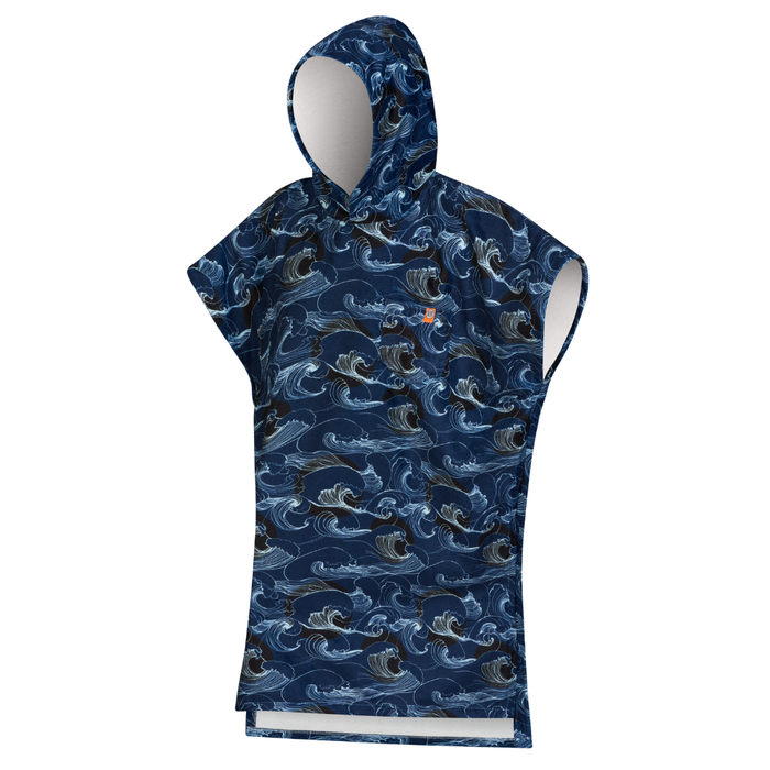 After Essentials - JAPAN WAVES  - Midnight - Surf-Poncho
