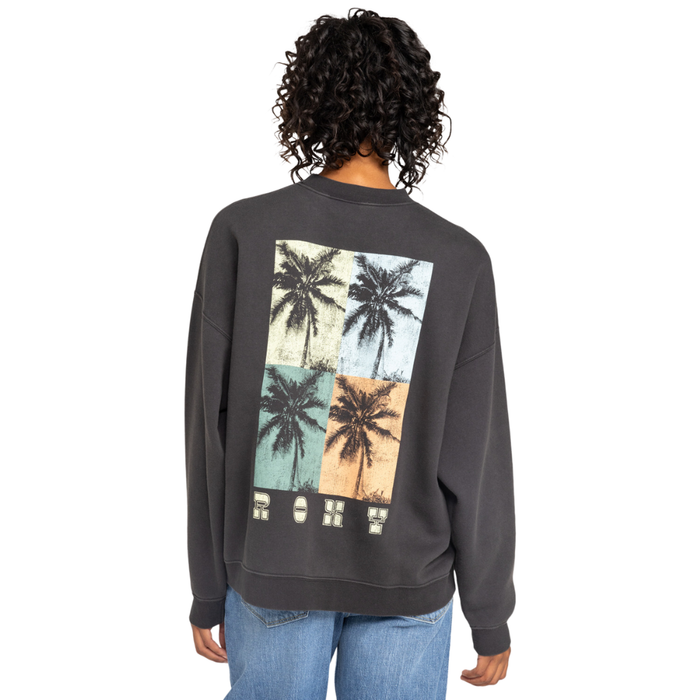 Roxy - Lineup Oversized Crew C - Phantom - Crew Sweater