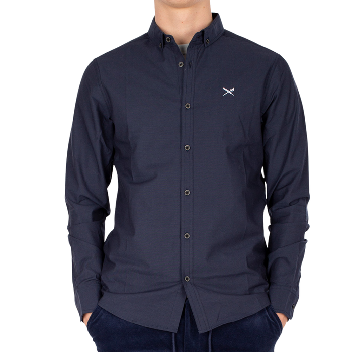 Iriedaily - Samuel LS Shirt  - midnight - Langarmhemd