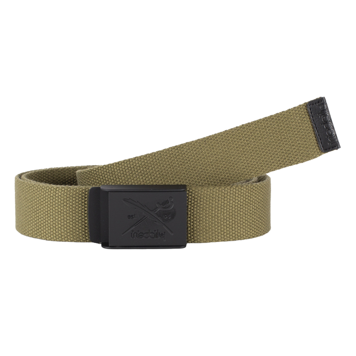 Iriedaily - Flag Rubber Belt  - warm olive - Textilgürtel