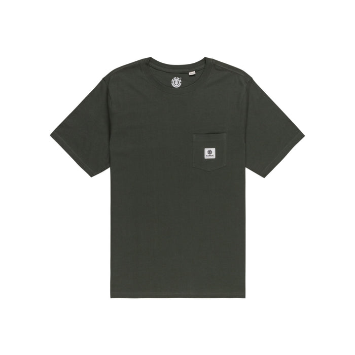 Element - Basic Pocket Label SS - Deep Forest - T-Shirt