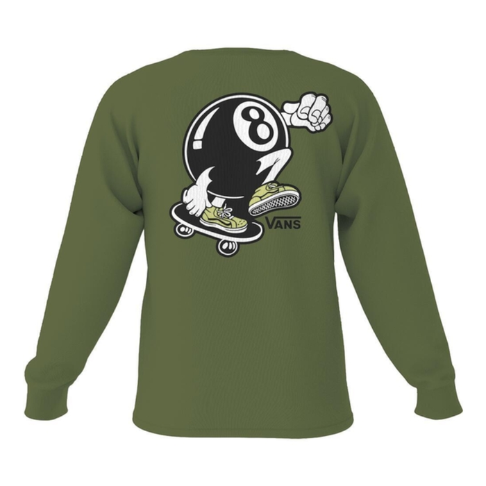 Vans - Sk8 Hi Ball LS - Pesto - T-Shirt Langarm