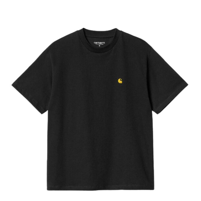Carhartt WIP - W S/S Chase T-Shirt - Black / Gold - T-Shirt