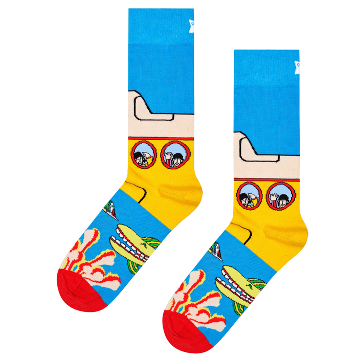 HappySocks - Beatles Yellow Submarine Sock - Turquoise - Socken