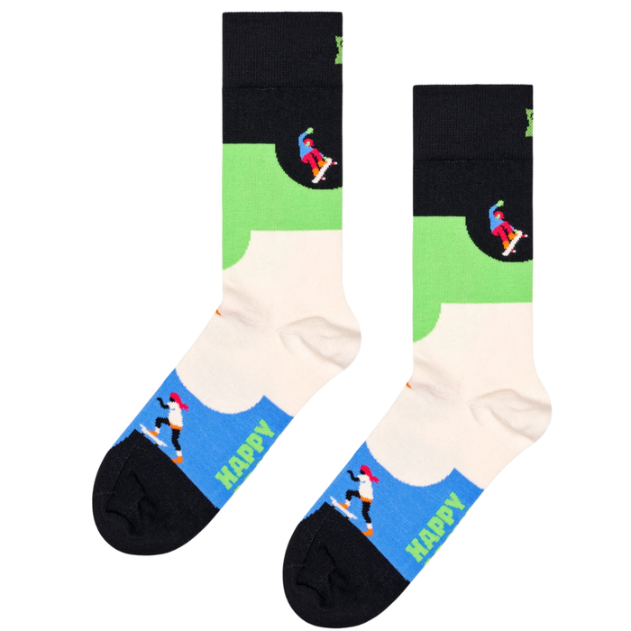 HappySocks - Skateboard Sock - Black - Socken