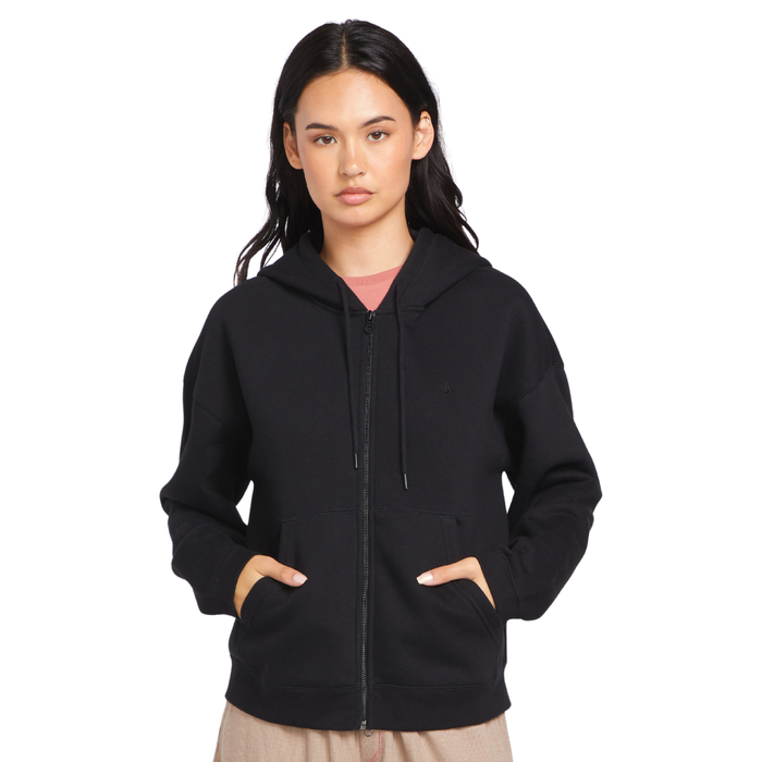 Volcom - Stone Heart Up Zip Fleece - Black - Zip Hoodie