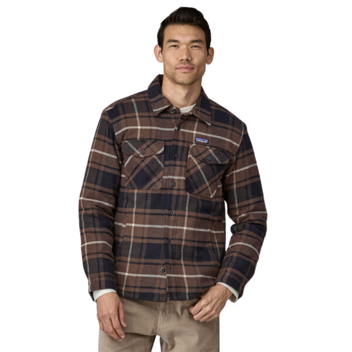 Patagonia - Ms LW Insulated Fjord Flannel Shirt - Outdoor: Molasses Brown - Fleece Hemd