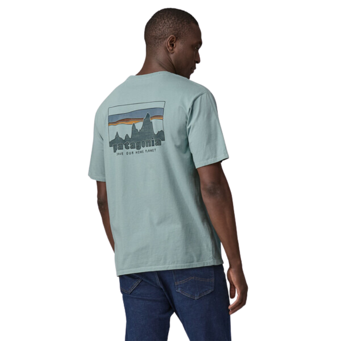 Patagonia - Ms 73 Skyline Organic T-Shirt - Thermal Blue - T-Shirt