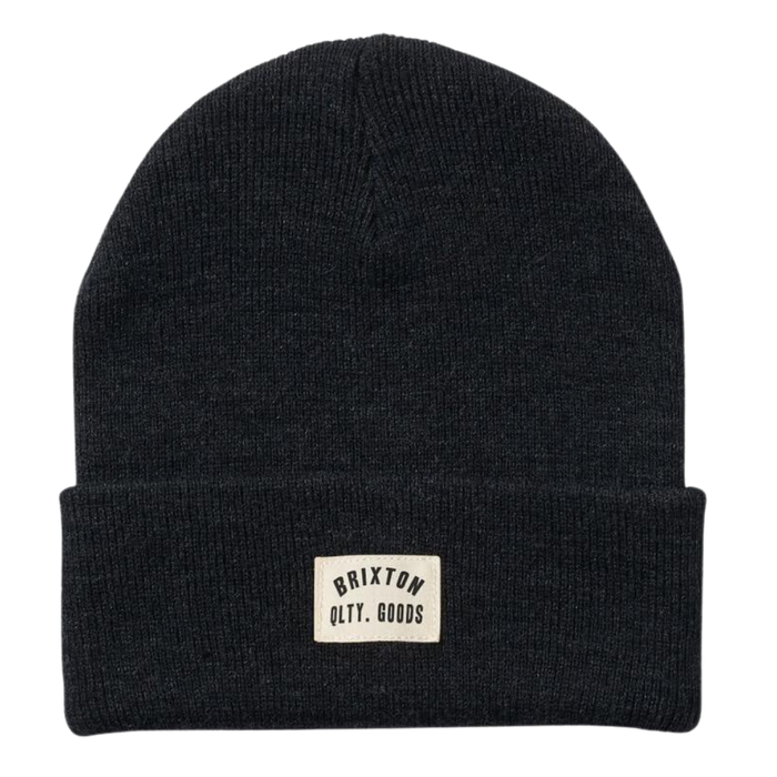 Brixton - Woodburn Watch Cap Beanie - Washed Black - Beanie
