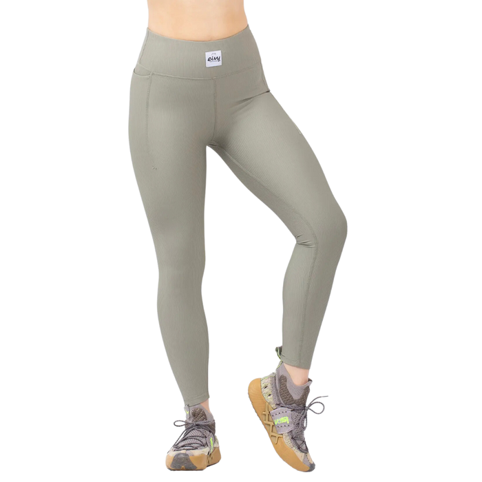 Eivy - Pocket Rib Tights - Faded Oak - Funktions-Unterhose Lang