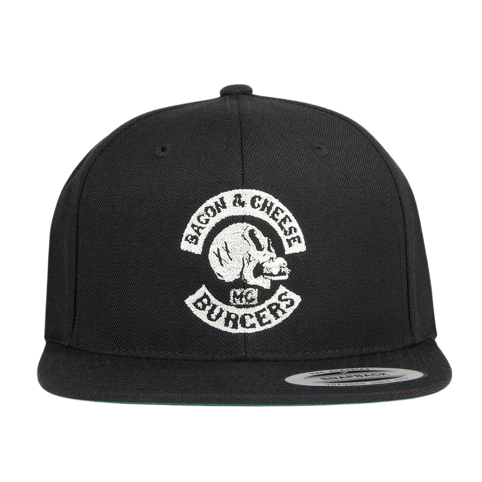 The Dudes - Bacon Cheese Structured 5 Panel Cap - Black - 5-Panel Cap