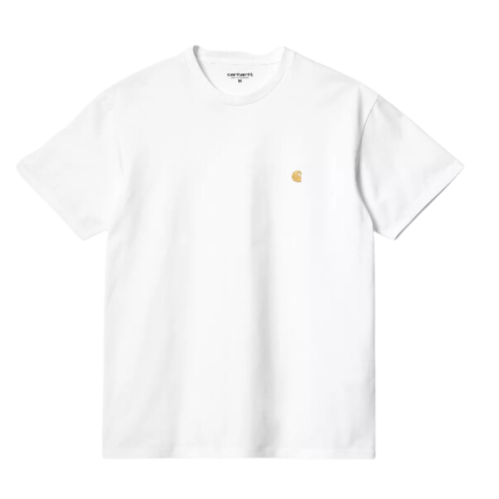 Carhartt WIP - S/S Chase T-Shirt - White / Gold - T-Shirt