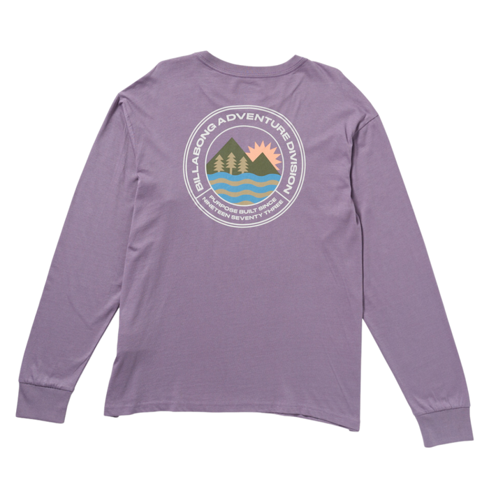 Billabong - Rockies Adiv LS - Lavender - T-Shirt Langarm