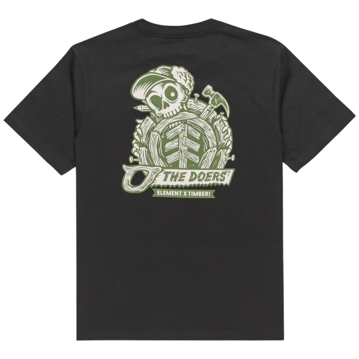 Element - Timber Icon SS - Off Black - T-Shirt