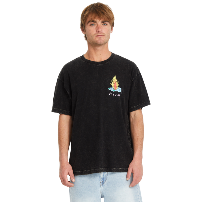 Volcom - FA Bob Mollema 1 LSE SST - Light Acid Black - T-Shirt
