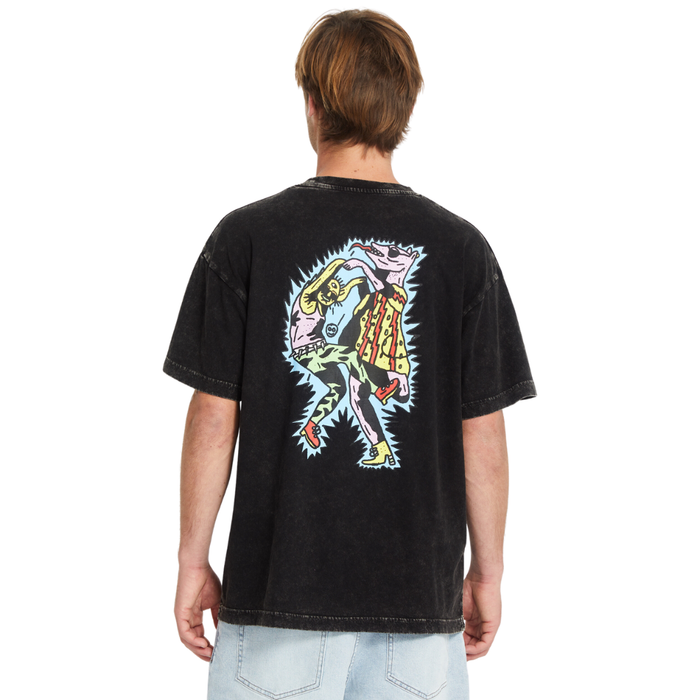 Volcom - FA Bob Mollema 1 LSE SST - Light Acid Black - T-Shirt