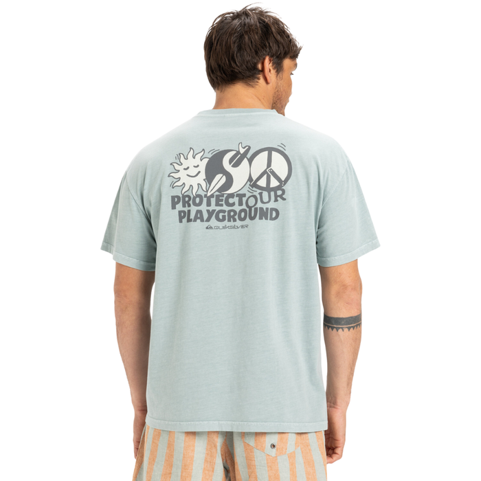 Quiksilver - ND Wake Up World SS - Chinois Green - T-Shirt