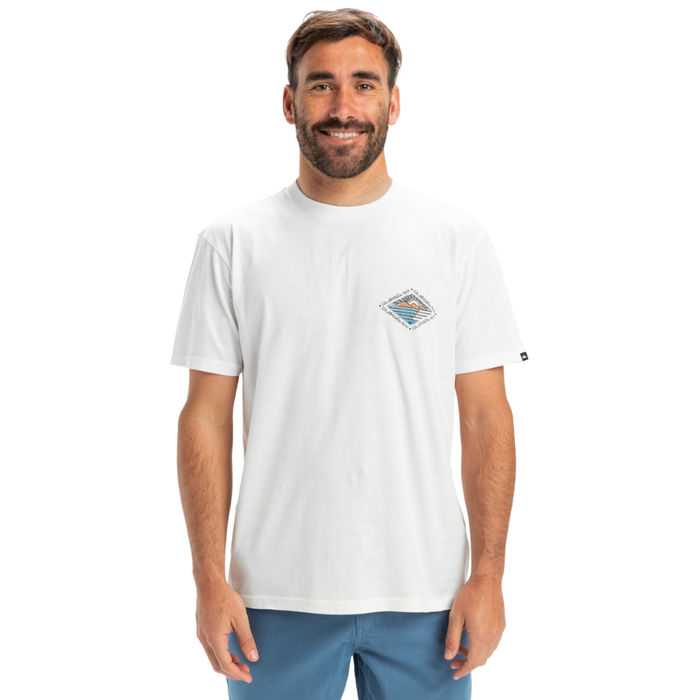 Quiksilver - Evo Future Islands SS - Snow White - T-Shirt