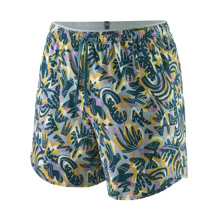 Patagonia - Ws Multi Trails Shorts - 5 1/2 in. - Wild Botanist: Thermal Blue - Short
