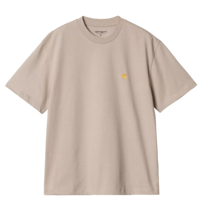 Carhartt WIP - W S/S Chase T-Shirt - Dusky Beige / Gold - T-Shirt