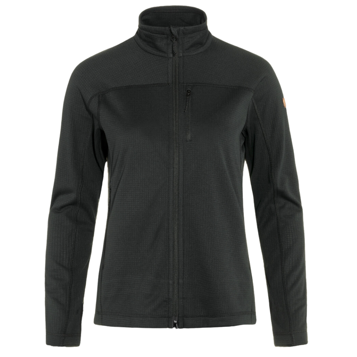 FjällRäven - Abisko Lite Fleece Jacket W - Black - Outdoor-Jacke