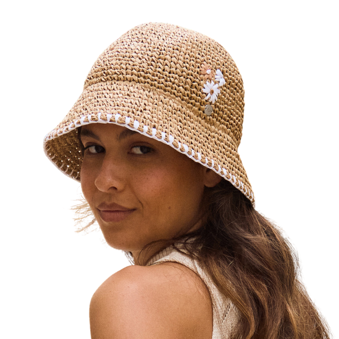 Roxy - Spotless Sunnies Bucket Hat - Natural - Hut