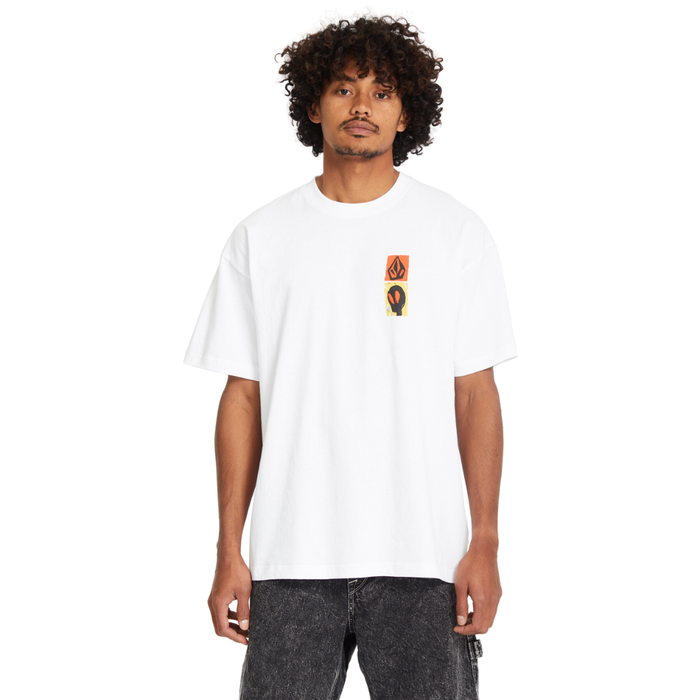 Volcom - Gonyvaders LSE SST - White - T-Shirt