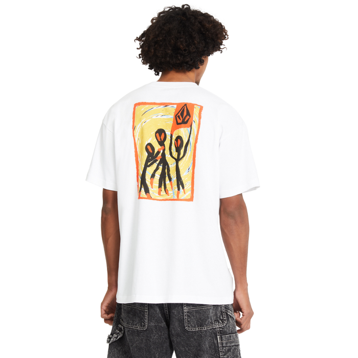 Volcom - Gonyvaders LSE SST - White - T-Shirt