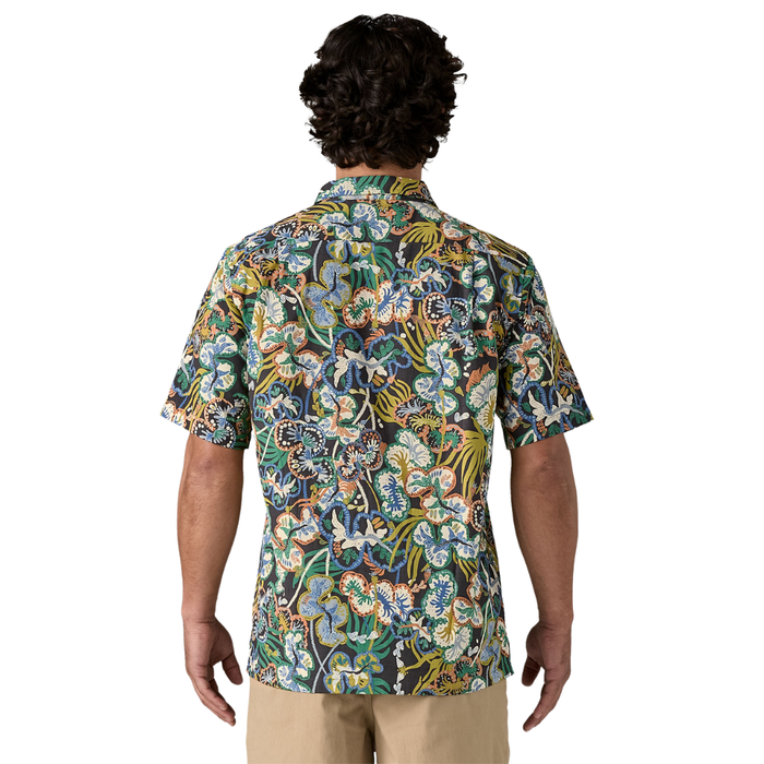 Patagonia - Ms Tidal Threads Camp Shirt - Undersea: Ink Black - Kurzarmhemd