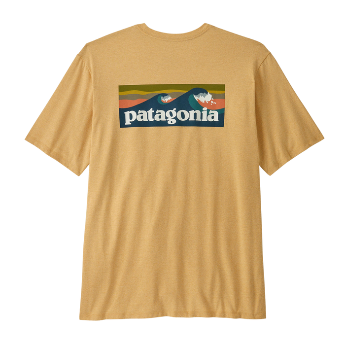 Patagonia - Ms Boardshort Logo Pocket Responsibili-Tee - Beeswax Tan - T-Shirt