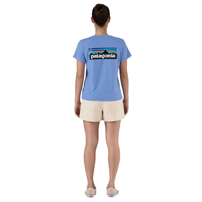 Patagonia - Ws P-6 Logo Responsibili-Tee - Abundant Blue - T-Shirt